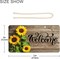 Beautiful Sunflowers Door Sign Plaque Wood Texture Summer Welcome Wall Hanging Signs Spring Autunm Front Door Decor Home Decorative Door Hanger for Bedroom Porch Yard 6" X 11"